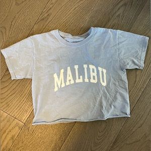 Adorable Malibu crop t shirt from Brandy Melville